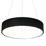 Ohio Stunning Led Pendant Lamp 24w(122w)  45cm Diameter Height Adjustable | Black