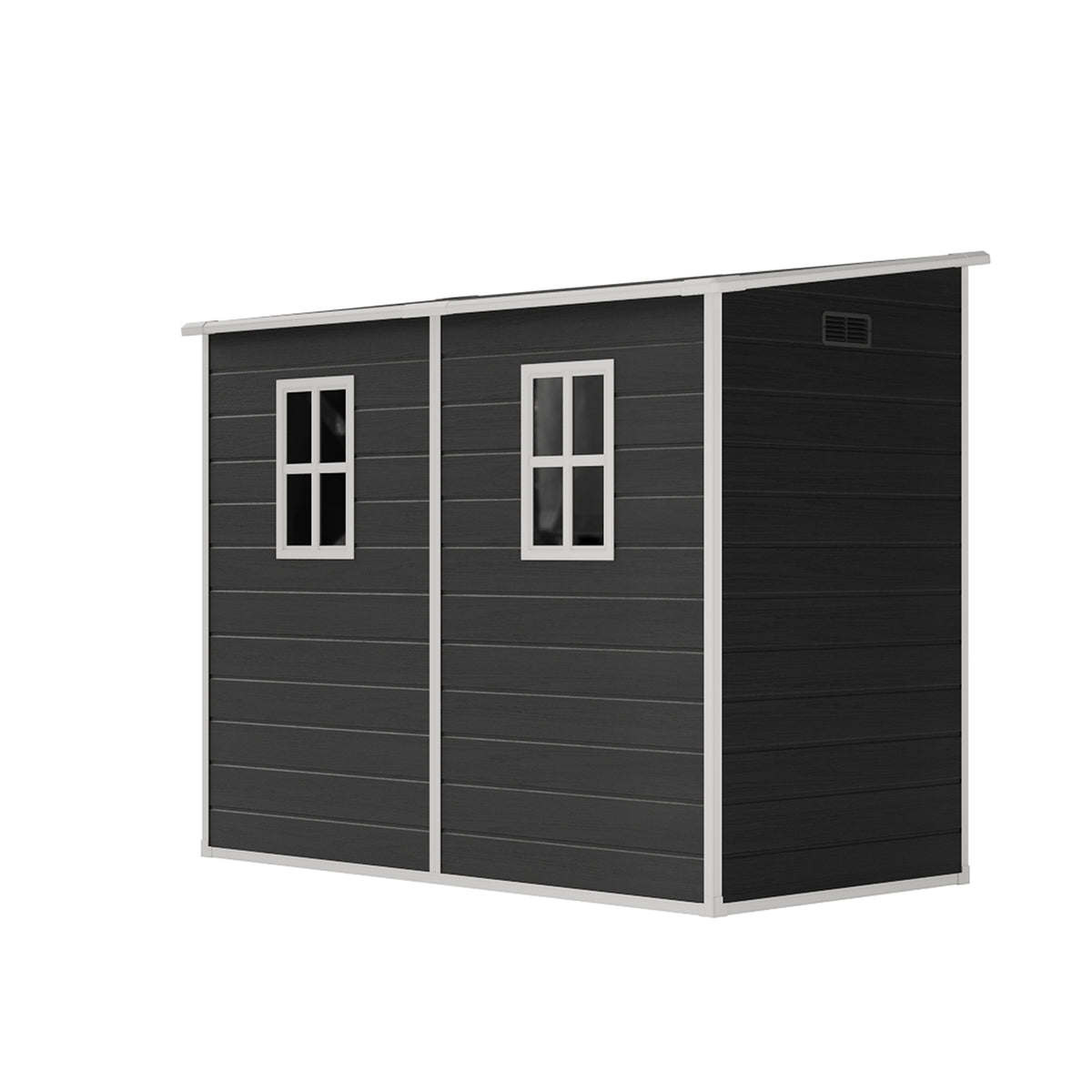 Breeins 8 X 4ft Garden Outdoor Tool Storage Shed With Pent Roof