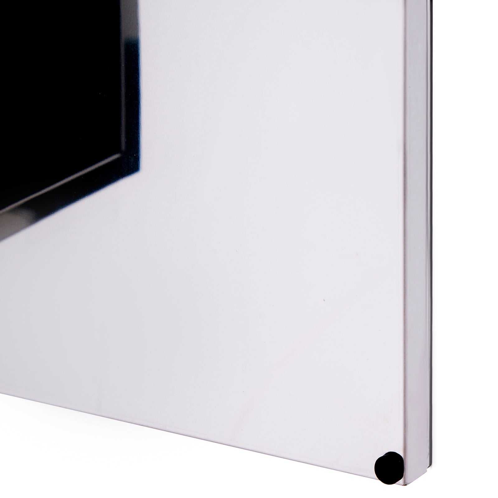 Wall Mounted Bathroom Mirror Glass Storage Stainless Steel