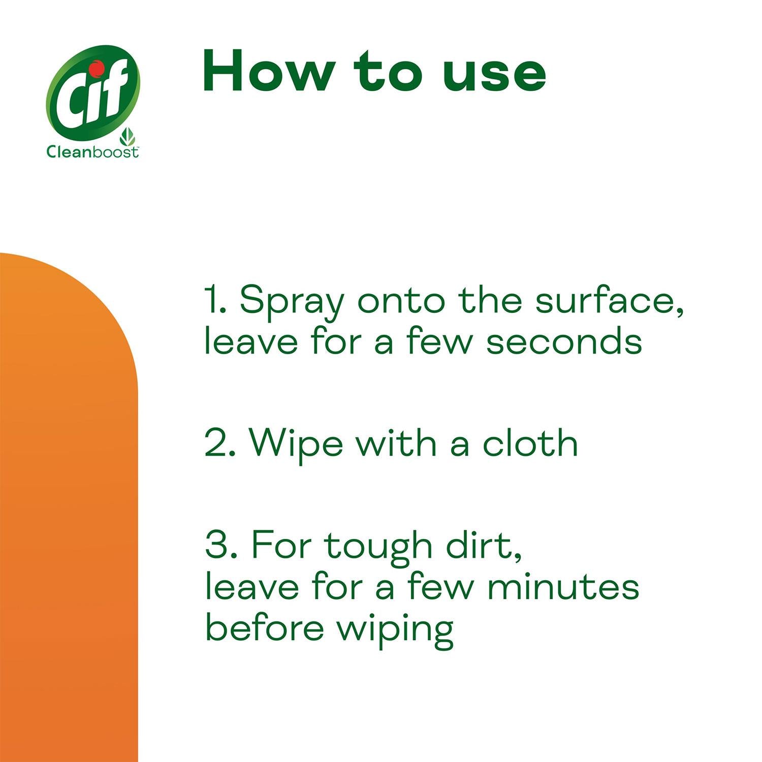 Cif Power & Shine Kitchen Ultra- Degreaser Spray 700ml, 6pk