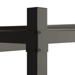 3x3m Pergola With Roof, 80mm Column, Grey