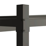 3x3m Pergola With Roof, 80mm Column, Grey | Gray