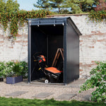 Breeins 4 X 6ft Outdoor Garden Storage Shelter With Roll-up Zipper Door