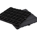 Pack Of 10 Cosmo Garden Patio Cosmopolitan Interlocking Decking Tiles | Dark Grey