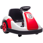 Kids Bumper Car With 360-degree Rotation Spin, Safety Belt | Red