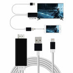 Full Hd Support Hdmi Connector Cable For Phone & Pad | Black