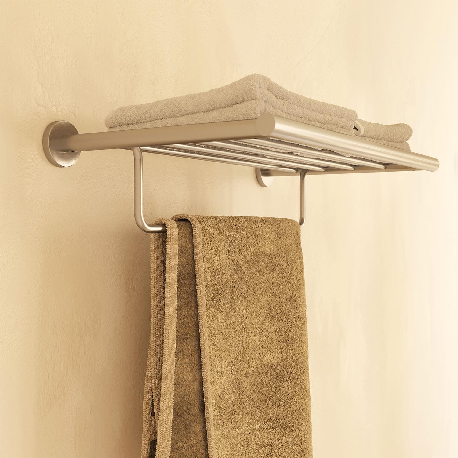 Towel Rack, Architect S+ Collection | Brushed Stainless Steel
