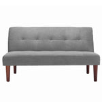 Living and Home Convertible Sofa Bed With Wooden Legs