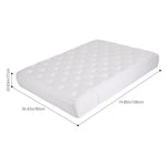 Hybrid Mattress Medium Firm | Pocket Spring Memory Foam Mattress | Fire-resistant & Edge Support | Single