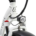 Vester Step 2025 Folding Bike - Fat Tyre E-bike | White