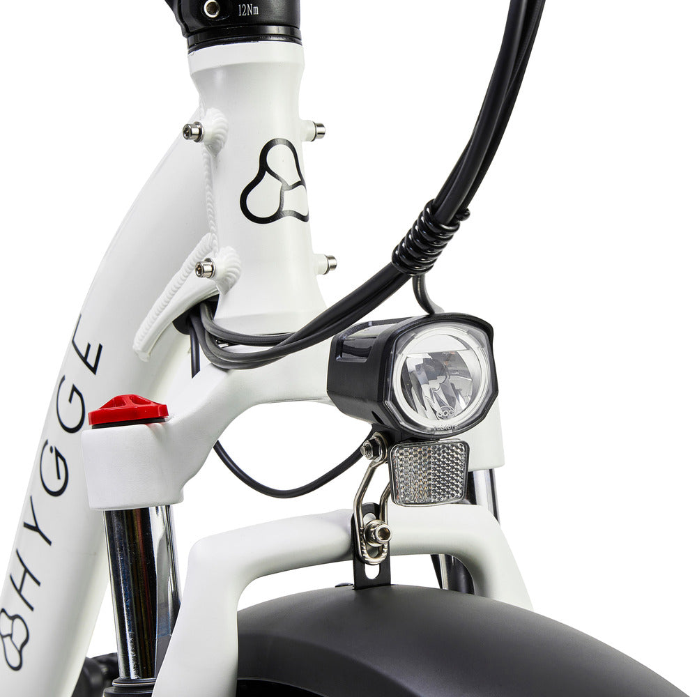 Vester Step 2025 Folding Bike - Fat Tyre E-bike | White