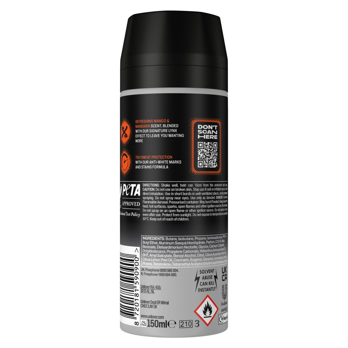 Sunset Fresh Antiperspirant Deodorant Spray 72h Protection | Set of 6