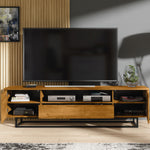 Rift Tv Unit 200cm - Oak / Rustic | Oak