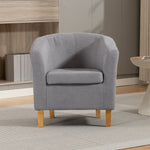 Millie Fabric Accent Chair | Grey