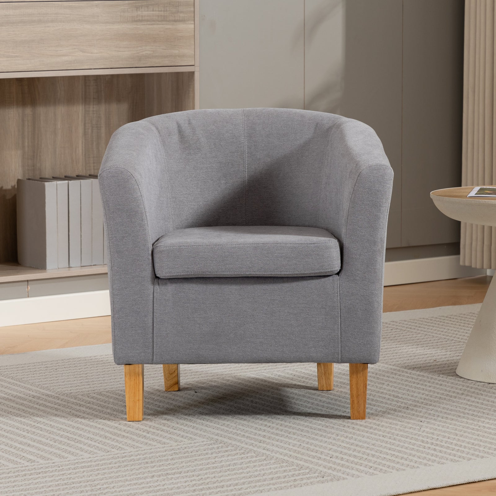 Millie Fabric Accent Chair | Grey