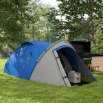 Compact Camping Tent W/ Vestibule & Mesh Vents For Hiking | Blue