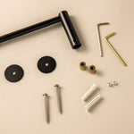 Towel Rail Matt Black Logic (60cm)