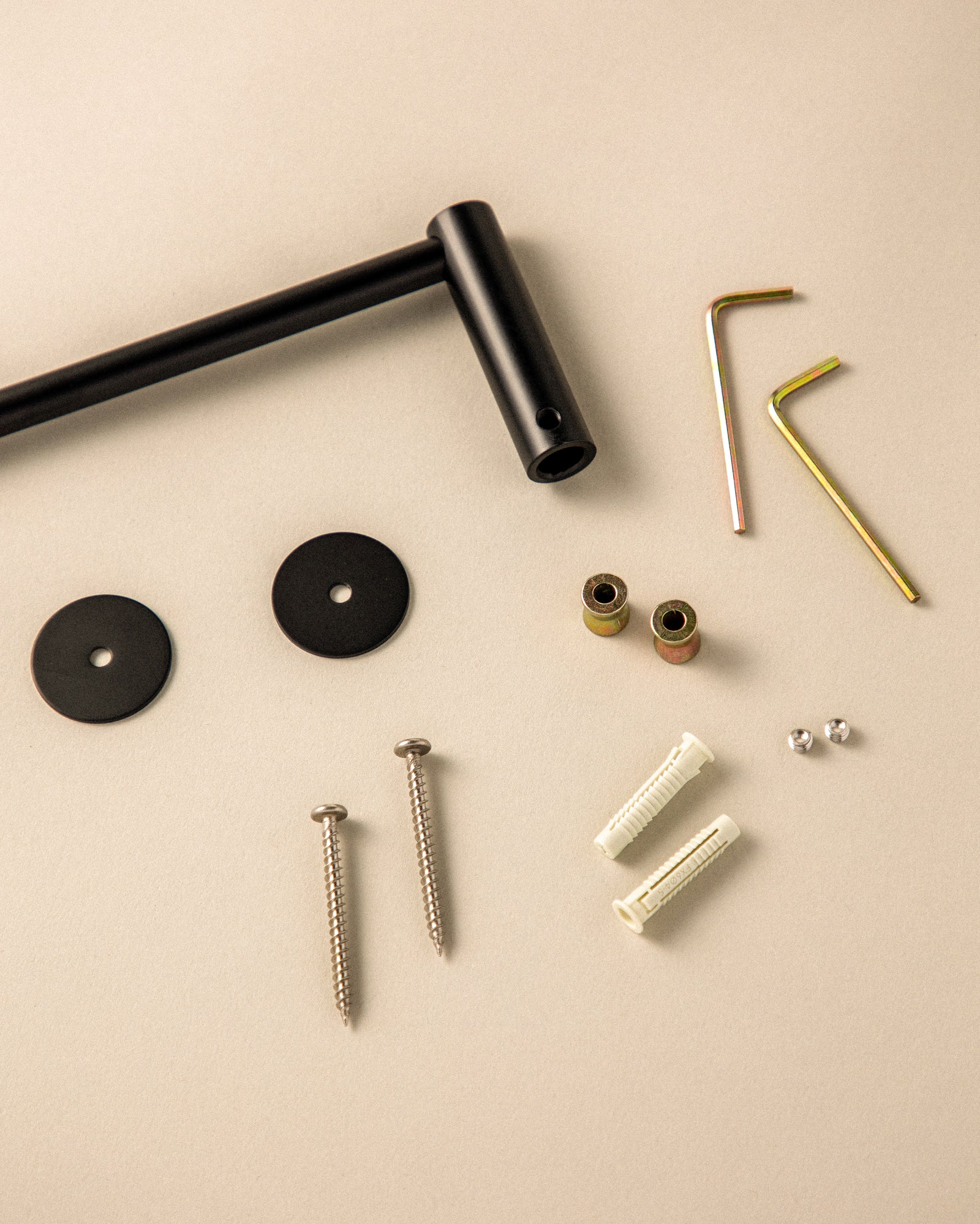 Towel Rail Matt Black Logic (60cm)