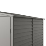 4.6 X 9ft Outdoor Metal Storage Shed Garden Tool Shed With Double Doors, 2 Vents & 4 Hooks
