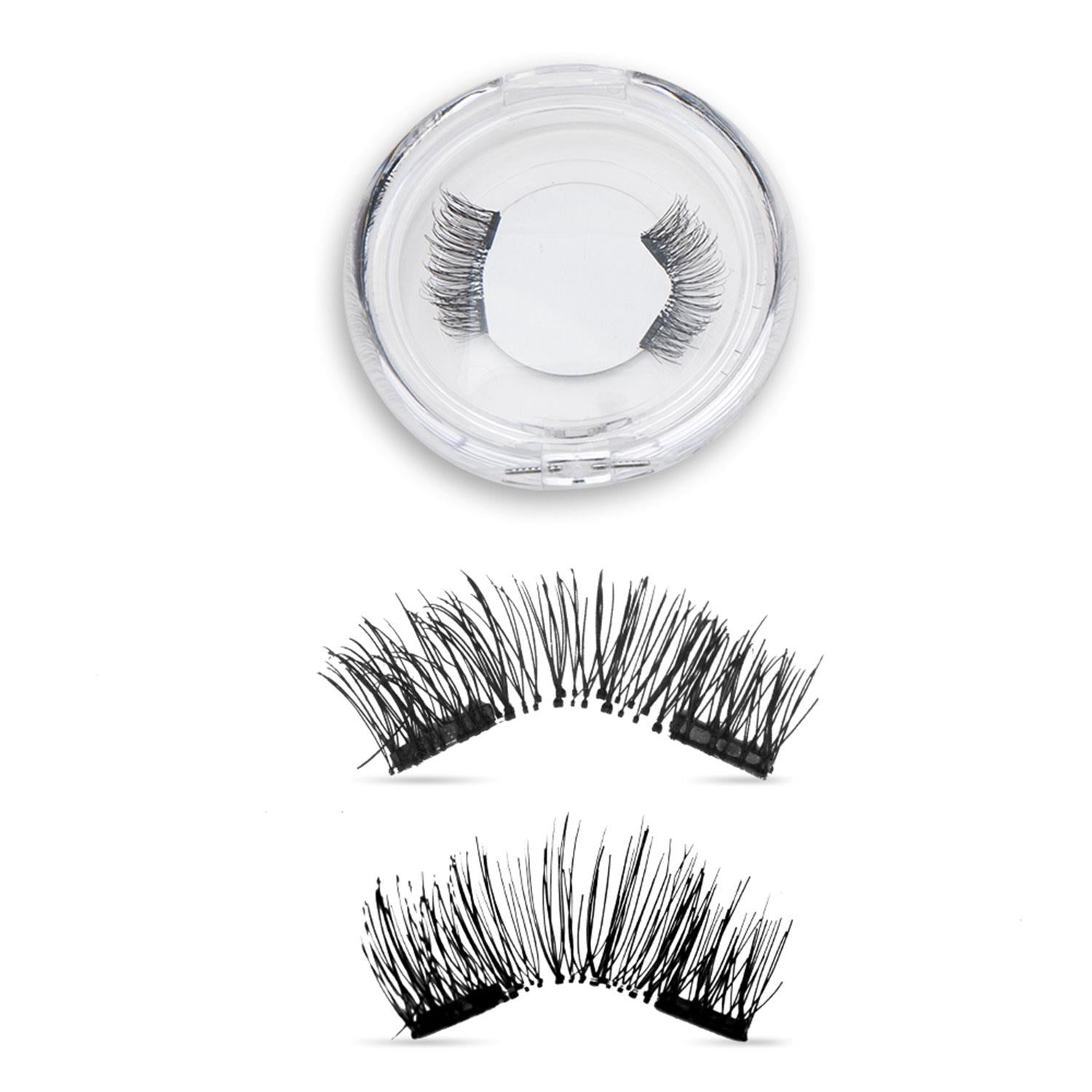 Aquarius Double Glam Volume Magnetic False Eyelash Set Sexy 3 Pairs Gift Set