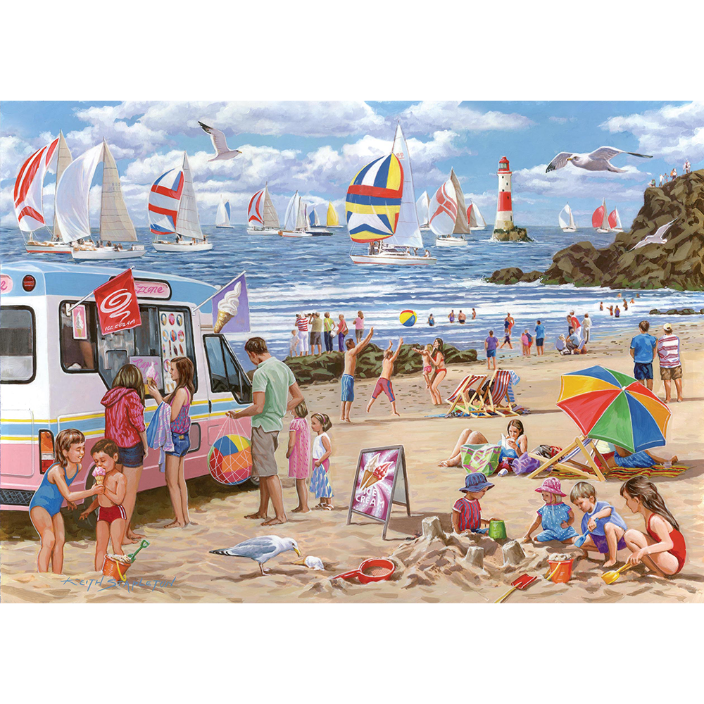 Regatta Day - Big 500 Piece Jigsaw Puzzle For Adults & Kids, With Extra Large Pieces