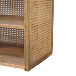 Solid Wood Larissa T-bar Open Bedside