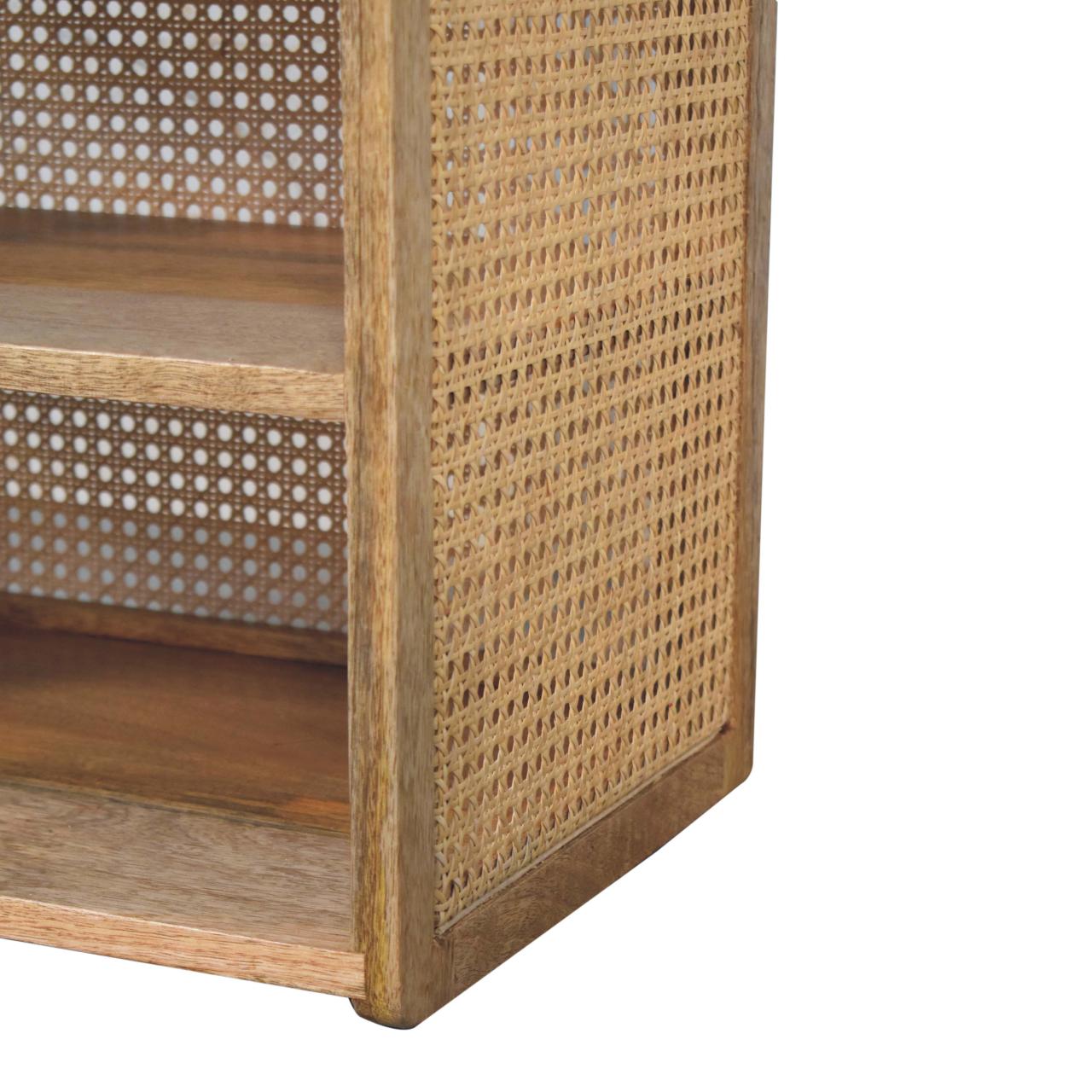 Solid Wood Larissa T-bar Open Bedside