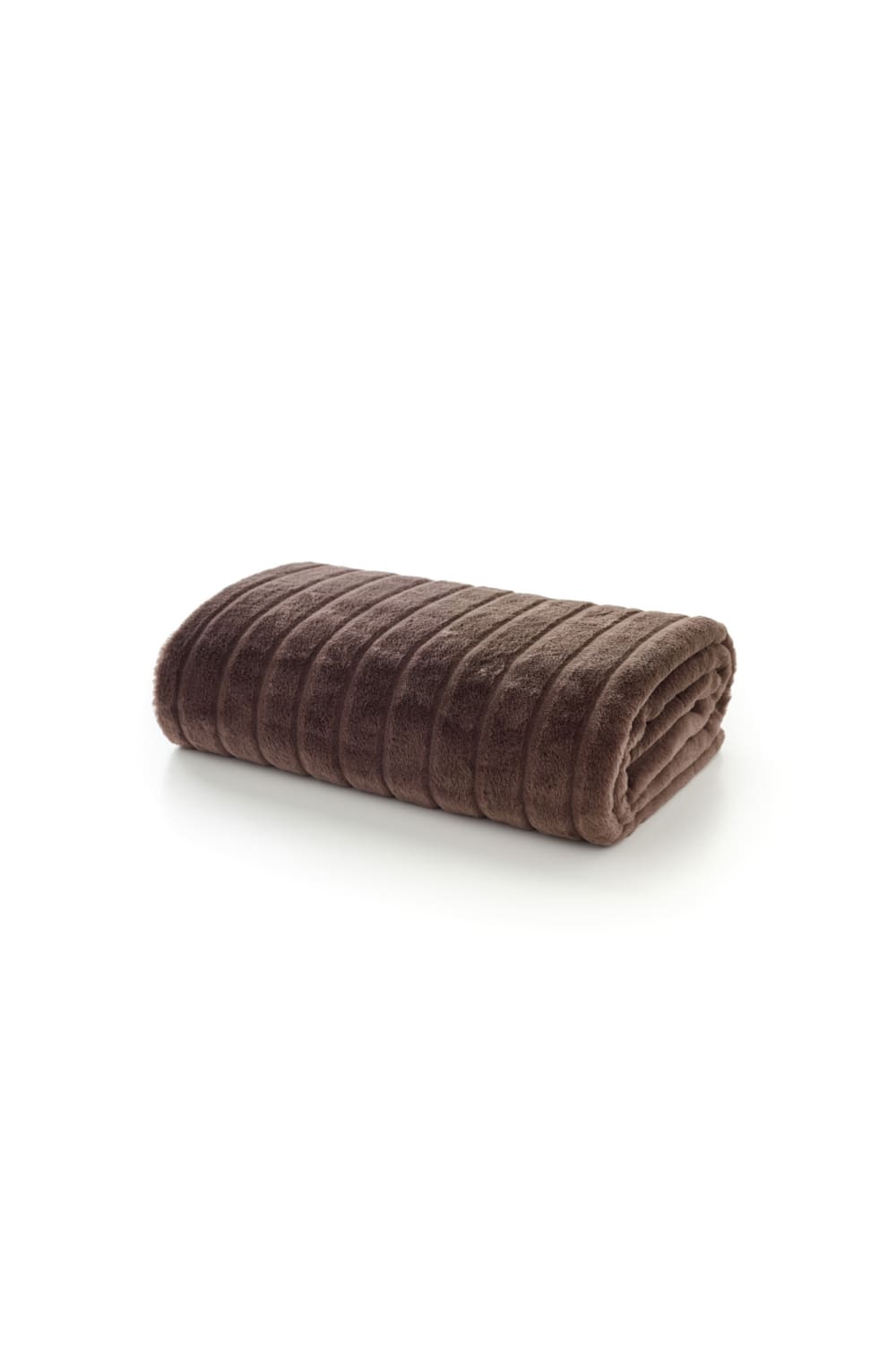 Hockley Large Soft Throw – Quilted 150x200cm Warm Modern Blanket | 150cm x 200cm | Mocha