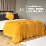 Double Fleece Blanket - Ochre