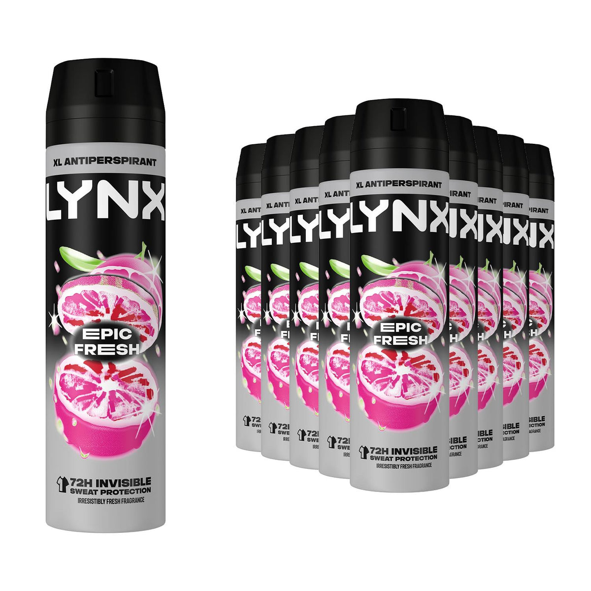 Anti-perspirant Epic Fresh 72h Sweat & Odour Protection Deodorant, 200ml | Set of 36