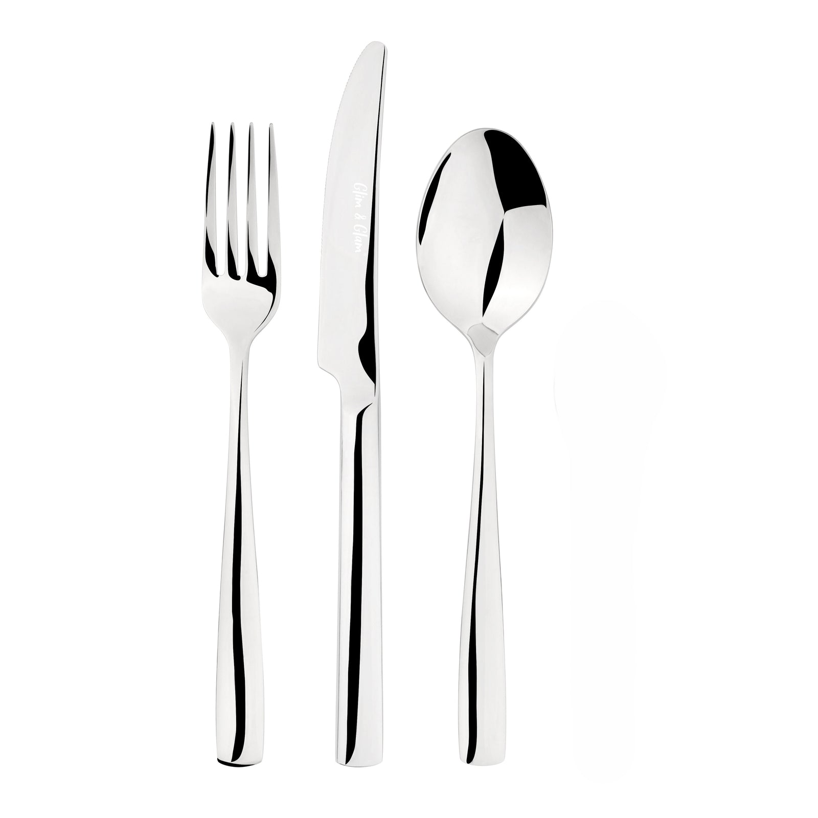 Cutlery Sets Stainless Steel 18/8 Catering Simplicity | 12 Piece | Silver