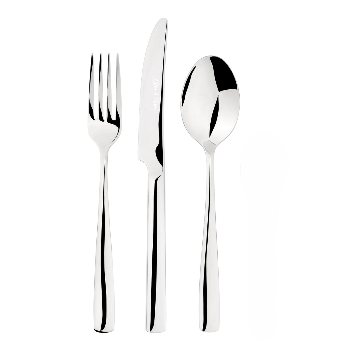 Cutlery Sets Stainless Steel 18/8 Catering Simplicity | 12 Piece | Silver