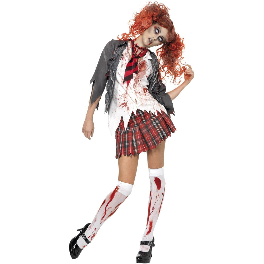 Zombie Schoolgirl Adult Women's Costume | Medium