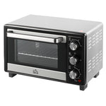 Mini Oven 16l Countertop Oven With Adjustable Temp Timer | One Size | Silver