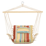 Hanging Hammock Chair Thick Rope Frame Safe Wide Seat