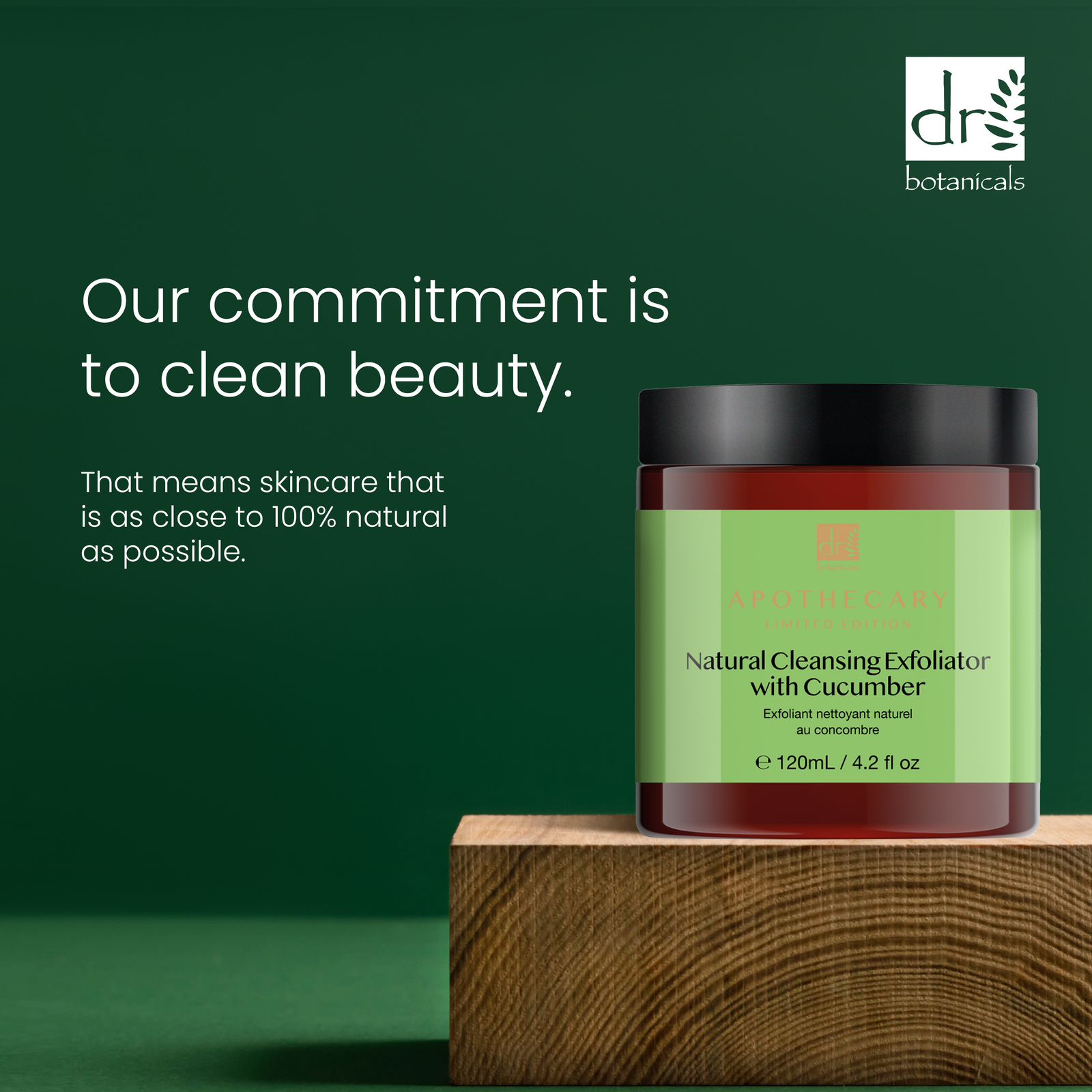 Natural Cleansing Exfoliator With Cucumber 120ml