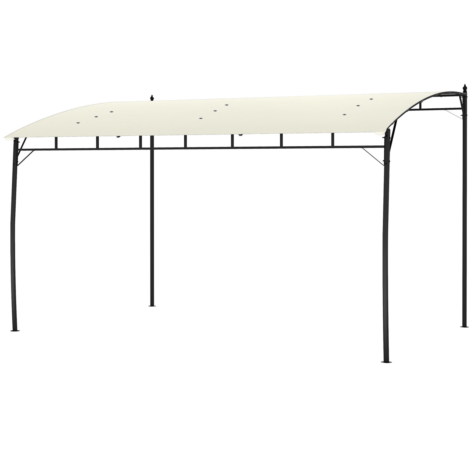 3 X 4m Metal Pergola, Outdoor Gazebo Uv-resistant