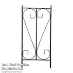 Metal Garden Arch 2.2m Swirl Design