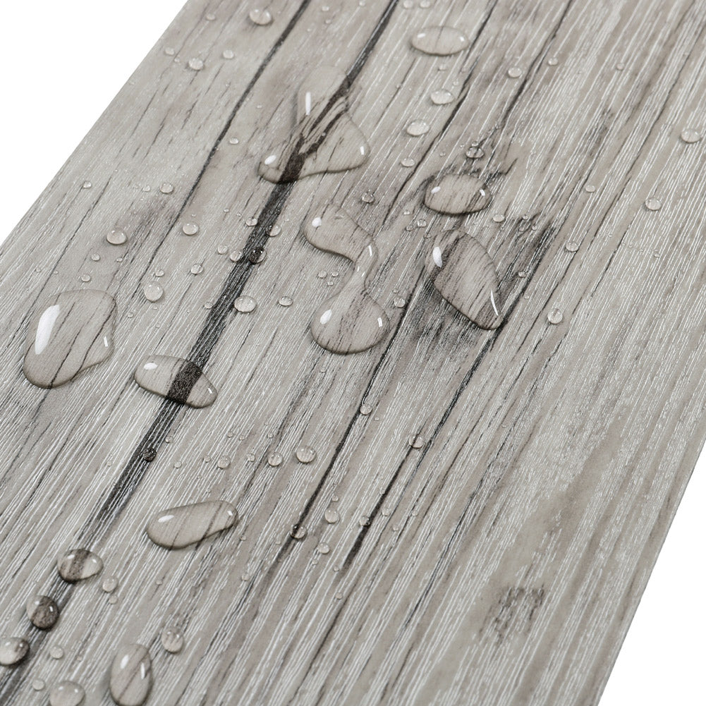 Diy Self-adhesive Pvc Wood Flooring Rustic Lifelike Wood Grain