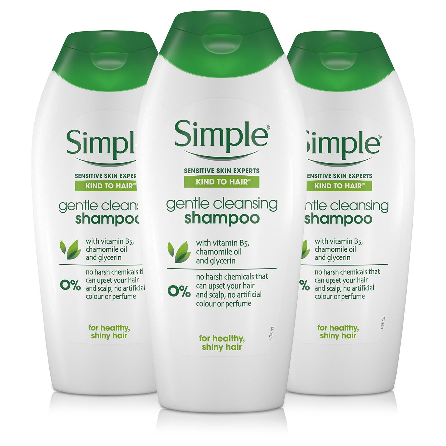 Kind To Hair Gentle Care Shampoo, 3 X 400ml | Set-of-3 | White