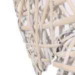 Wicker White Wash Table Top Xmas Tree