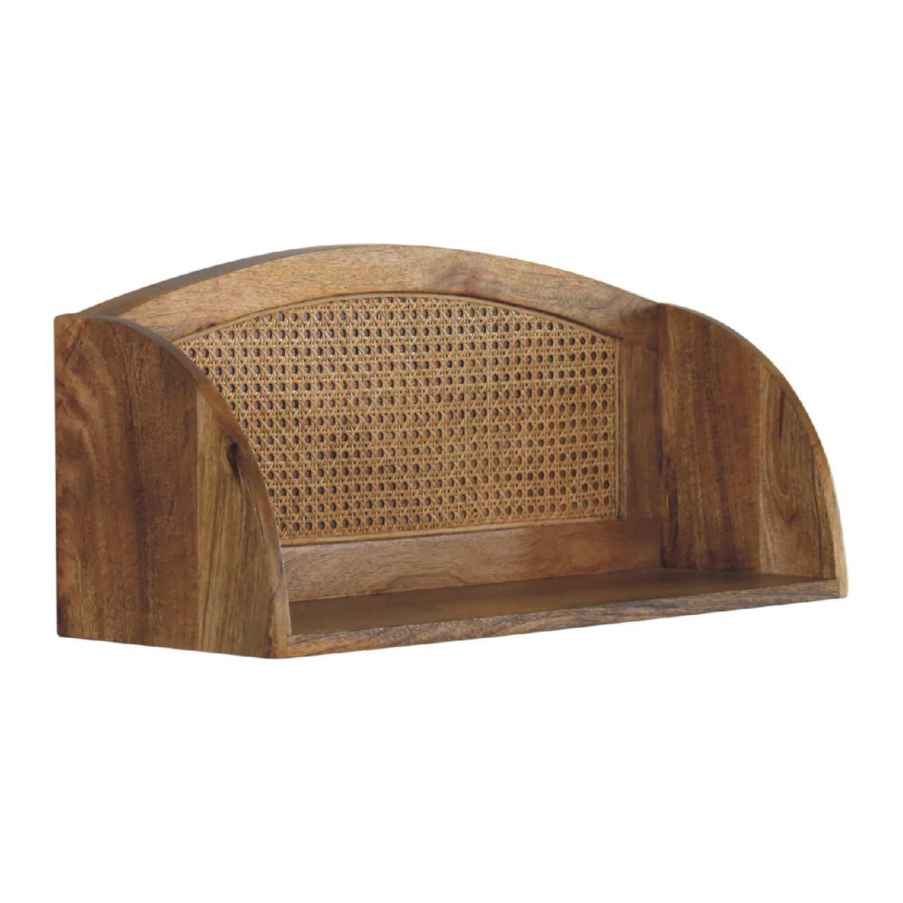 Solid Wood Larissa Open Wall Mounted Shelf