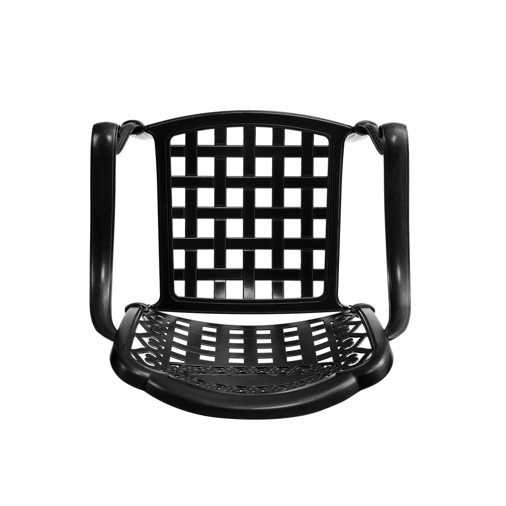 3-piece Cast Aluminium patio furniture Square Outdoor Dining Set