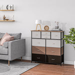 Bedroom Chest Of Drawers Fabric Dresser Foldable Drawers | One Size | Multi Colour