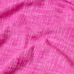 Nirvana Handwoven Slub Cotton Throw | 225cm x 255cm | Pink