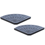 2pc Parasol Base, 28kg, Bronze