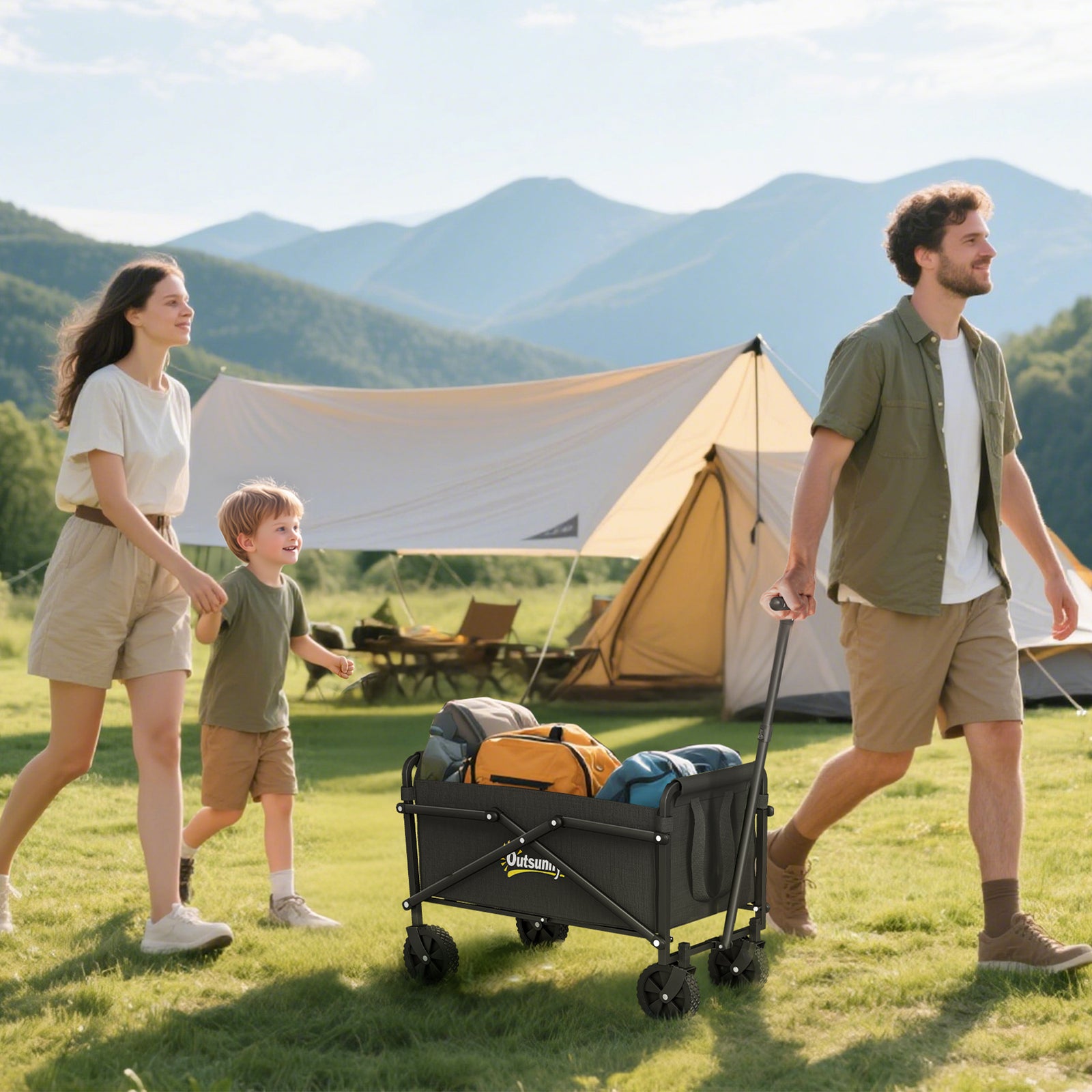41l 60kg Heavy Duty Folding Festival Trolley