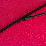 2.5m Curved Parasol With Metal Pole | Red