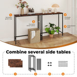 Levede Narrow Console Table Slim Entryway Hallway Sofa Table Display Shelf Industrial