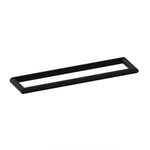 Towel Rail 30cm Matt Black Hidden Fixings 5kg Resistance Micra Collection